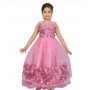 Girls Pink Colour Gown