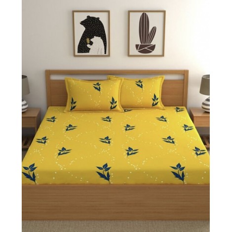 Floral yellow Bedcover