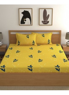 Floral yellow Bedcover
