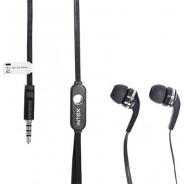 Intex HFK 101 Wired Headset with Mic Black