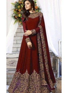 Stitched Anarkali Gown