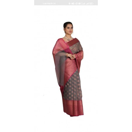 Organza saree