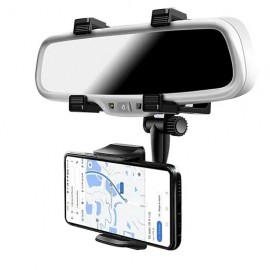 Sounce Car Rearview Mirror Holder Phone Bracket Car Phone Holder 360 Rotation for Universal Cell Phone Holder
