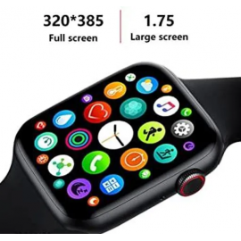 T500 Full Touch Screen Bluetooth Smartwatch with Body Temperature, Blood Pressure, Heart Rate & Oxygen Monitor