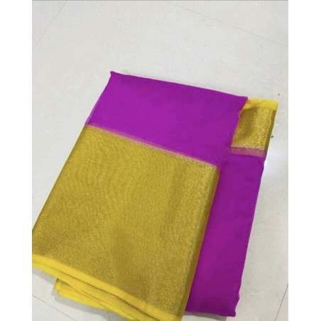 Organza silk saree
