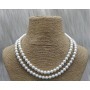 Double line white pearl