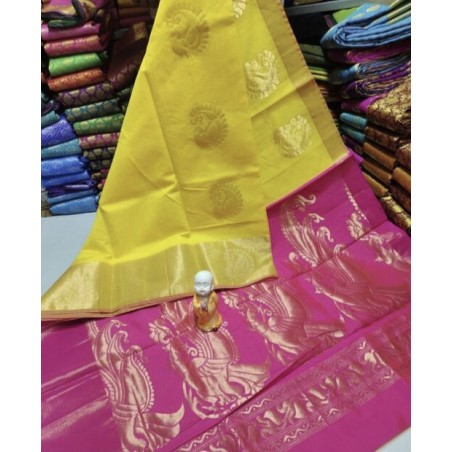 Cotton silk saree