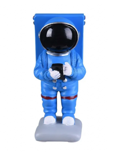 Trunkin New Fancy Blue Astronaut Figurine Standing Novelty Mobile Phone Stand Holder
