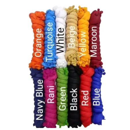 COTTON BLEND SOLID DUPATTA FOR WOMEN PACK OF 12