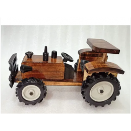 Wooden Tractor Toy / Showpiece For Home Décor