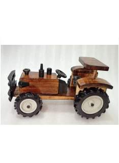 Wooden Tractor Toy / Showpiece For Home Décor