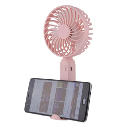 TG S9 (RECHARGEABLE PORTABLE USB FAN) With Mobile Stand, 800mAh Battery USB Fan