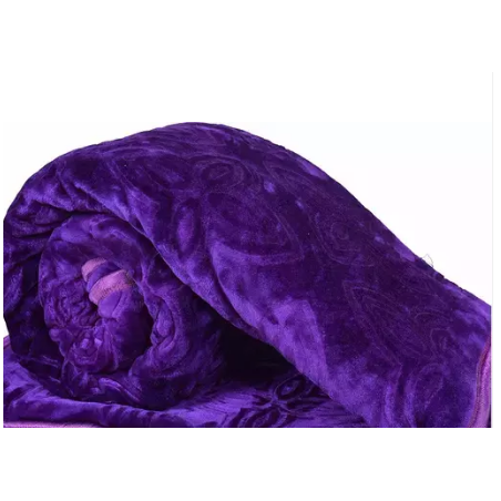 Blanket King Size Heavy Winter Mink Soft AC Room Fleece All Weather Warm kambal Panipat Made size 152*255