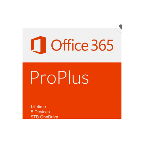 Office 365 Professional Plus Lifetime – 5 Devices 1TB OneDrive (Custom id )