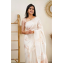 Soft Banarasi Silk Saree With Admirable Blouse Piece