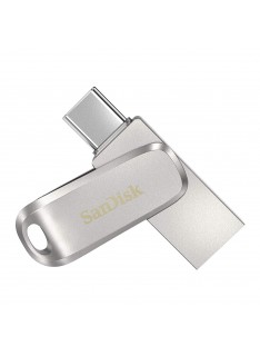 SanDisk SDDDC4-128G-I35 LUXE 128 GB OTG Drive  (Silver, Type A to Type C)