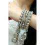 Fashionable silver bangle for beautiful girls and women
