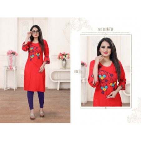 Overlay kurti for womens
