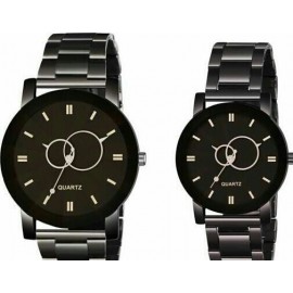 Trendy attractive couple watches combo