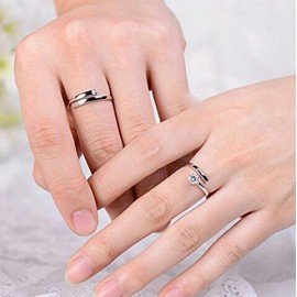 Men and women couple ring