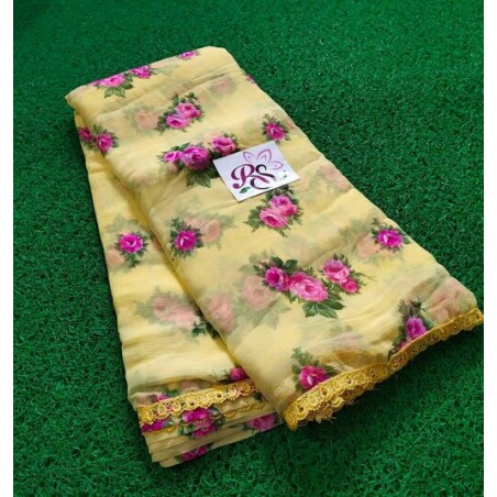 Fancy chiffon saree