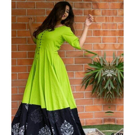 Long Anarkali Kurti