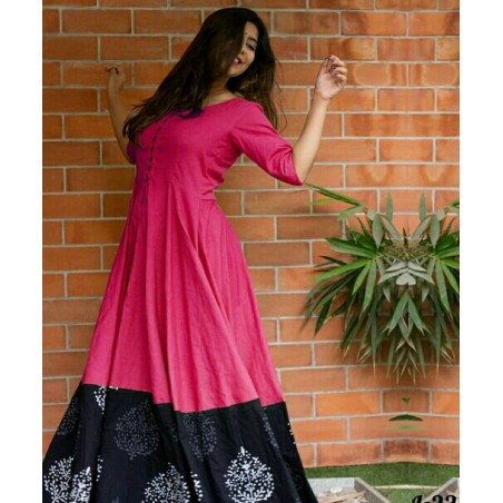 Long Anarkali Kurti
