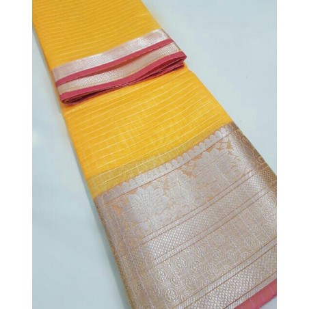 Zari Border Saree