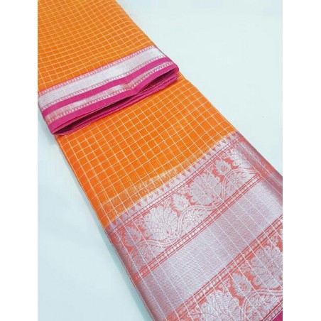 Zari Border Saree