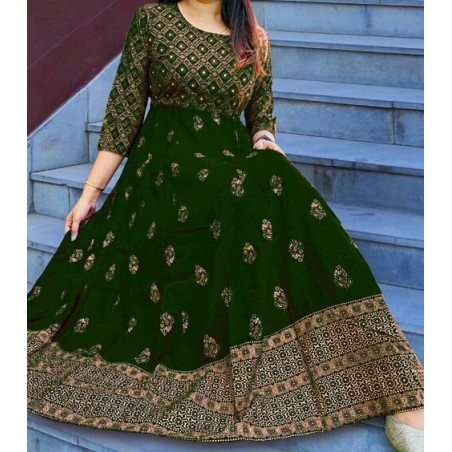 Printed Anarkali Kurti