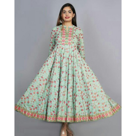 Rayon Flared Kurta