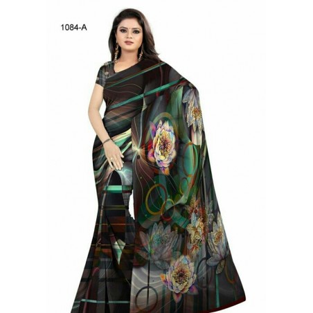 Digital Printed Saree