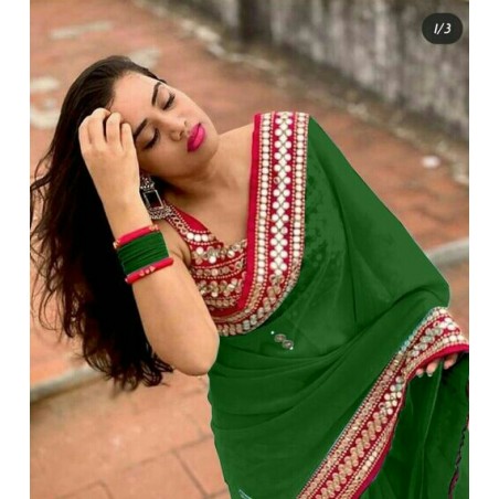 Pretty Georgette saree