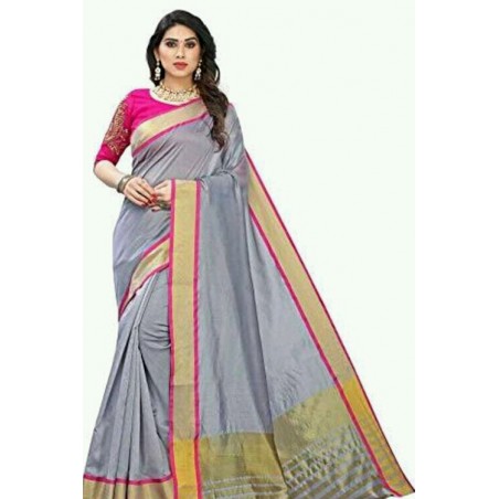 Cotton silk saree