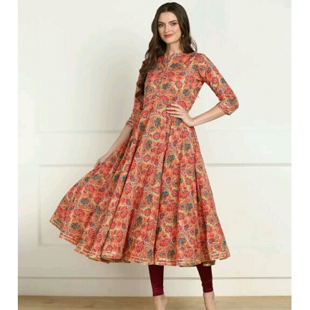 Cotton Anarkali Kurti