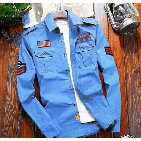 Denim Casual Slim fit Shirt