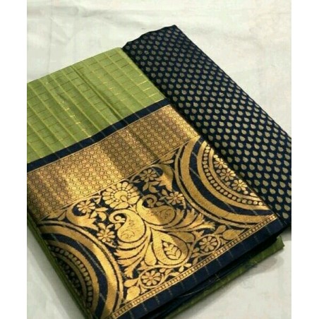 Cotton silk saree