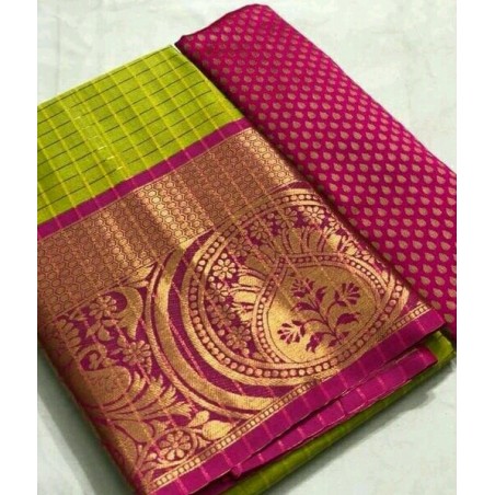 Cotton silk saree