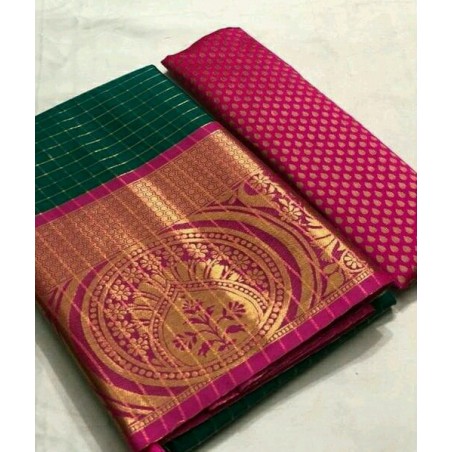 Cotton silk saree