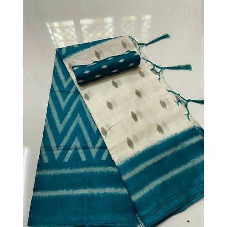 Khadi Art silk saree