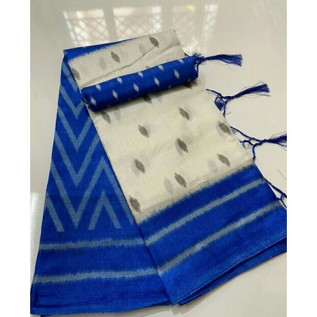 Khadi Art silk saree