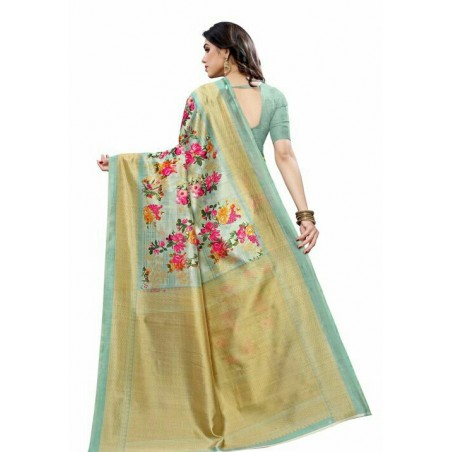 Floral Printed Saree