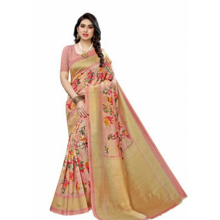Floral Printed Saree