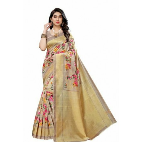 Floral Printed Saree