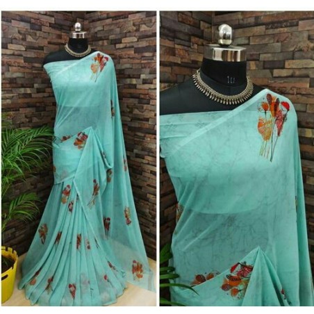Weight Less Georgette saree