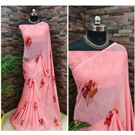 Weight Less Georgette saree