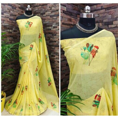 Weight Less Georgette saree