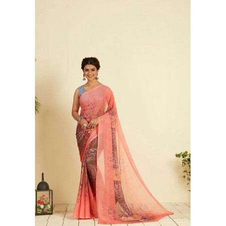 Chiffon saree