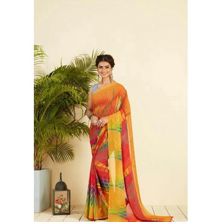 Chiffon saree