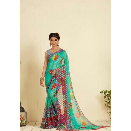 Chiffon saree